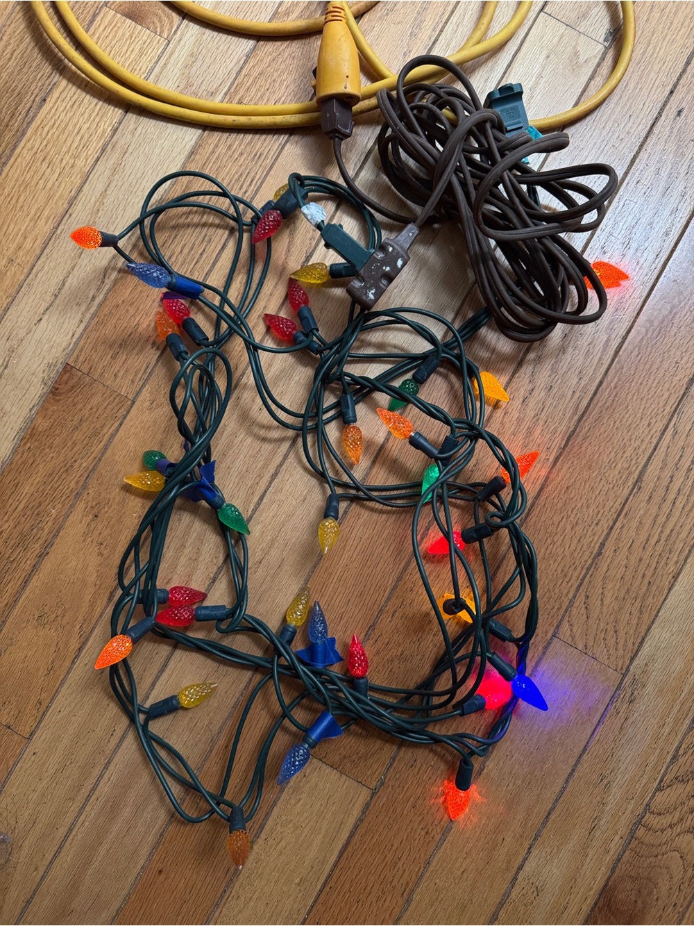 Retro Multicolour Holiday String Lights #6 + Extension